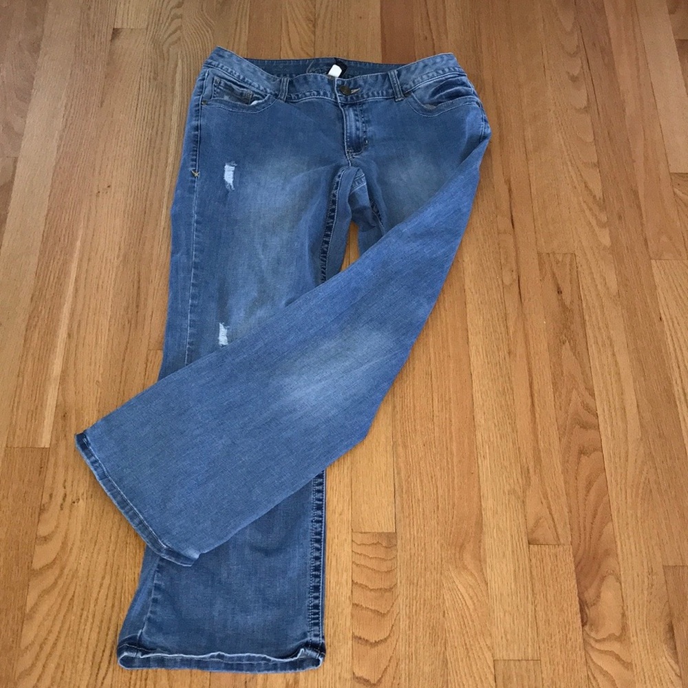 LANE BRYANT Bootcut Genius Fit Jeans~Plus sz 14 Average